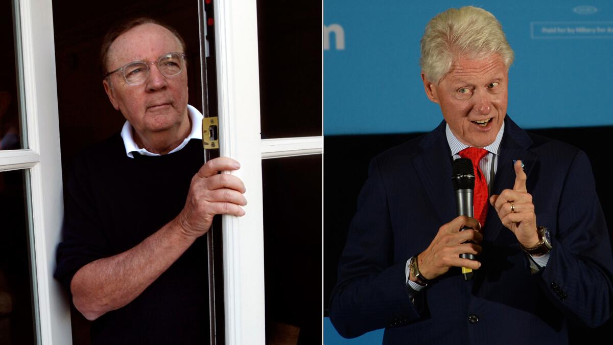 James Patterson and former President Clinton.