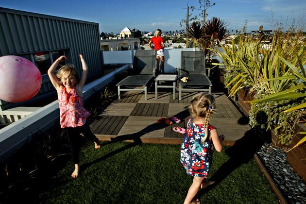 Velvet Hammerschmidt's rooftop loft garden