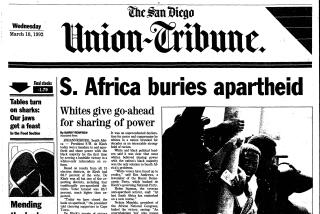 The front page of The San Diego Union-Tribune for March 17, 1992.