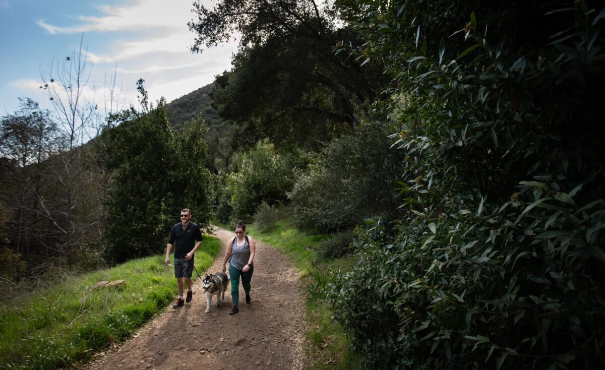  Walking in Solstice Canyon