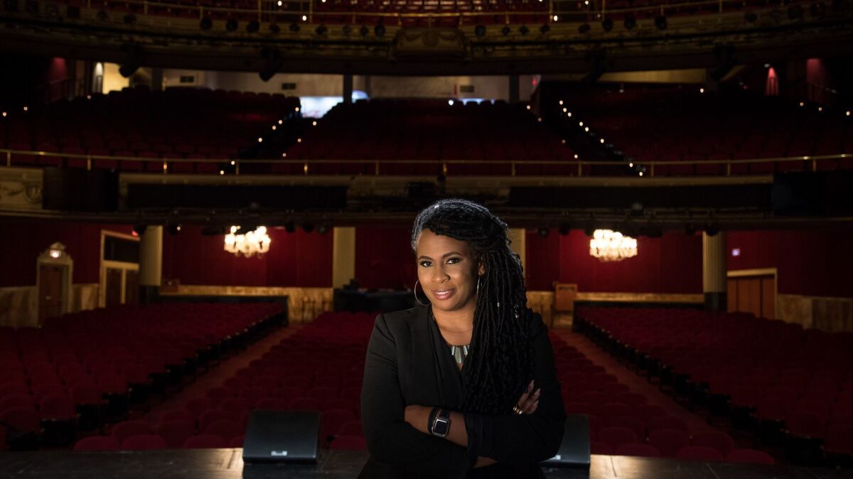 Kamilah Forbes at the Apollo Theater, where she is executive producer.