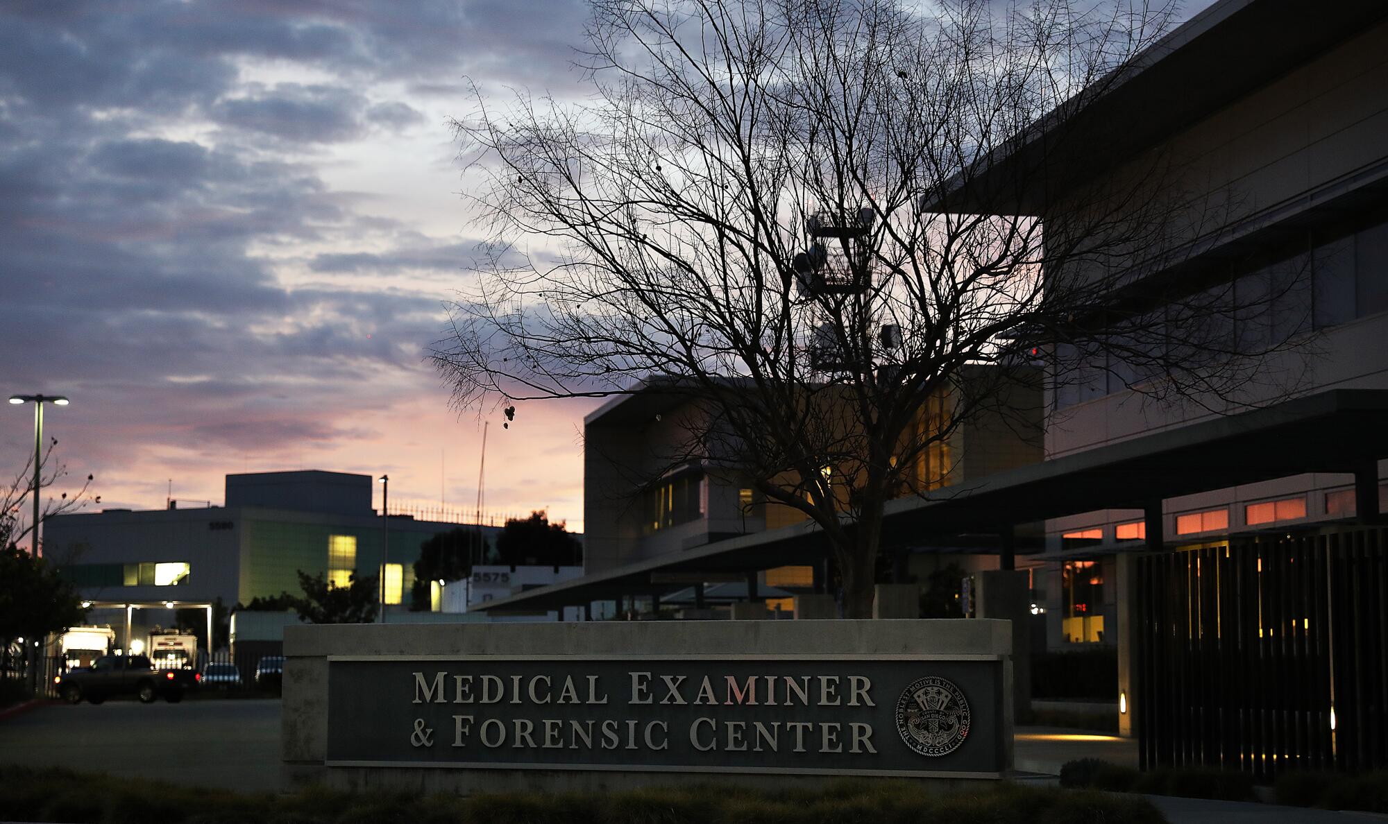 The San Diego County medical examiner's office.