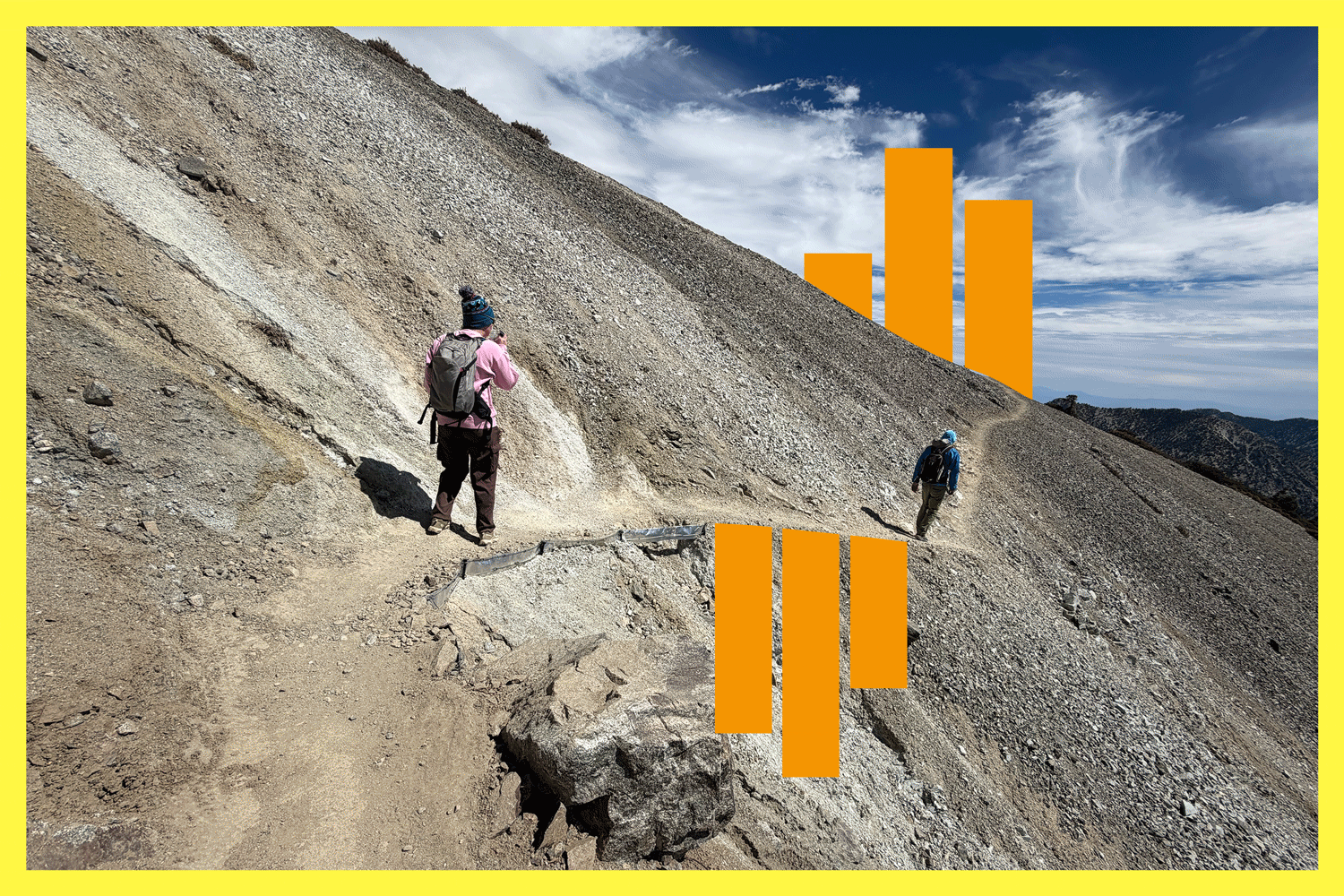 Unauthorized repairs of Devil’s Backbone Trail near Mt. Baldy to be fixed Unauthorized repairs of Devil’s Backbone Trail near Mt. Baldy to be fixed