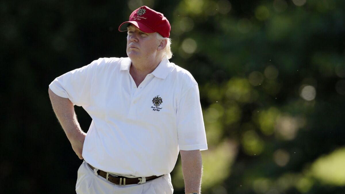 Although President Trump denies it, he apparently cheats at golf.