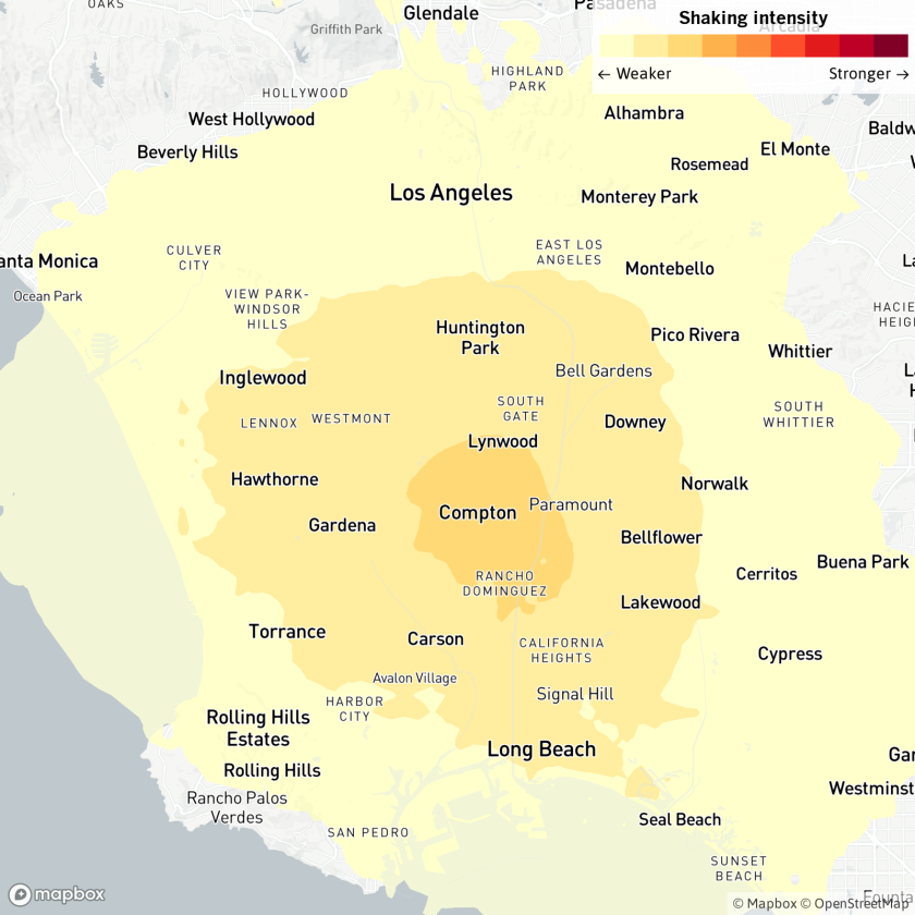 Earthquake 35 Quake Rattles Los Angeles Area Los Angeles Earthquake 35 Quake Rattles Los Angeles Area Los Angeles