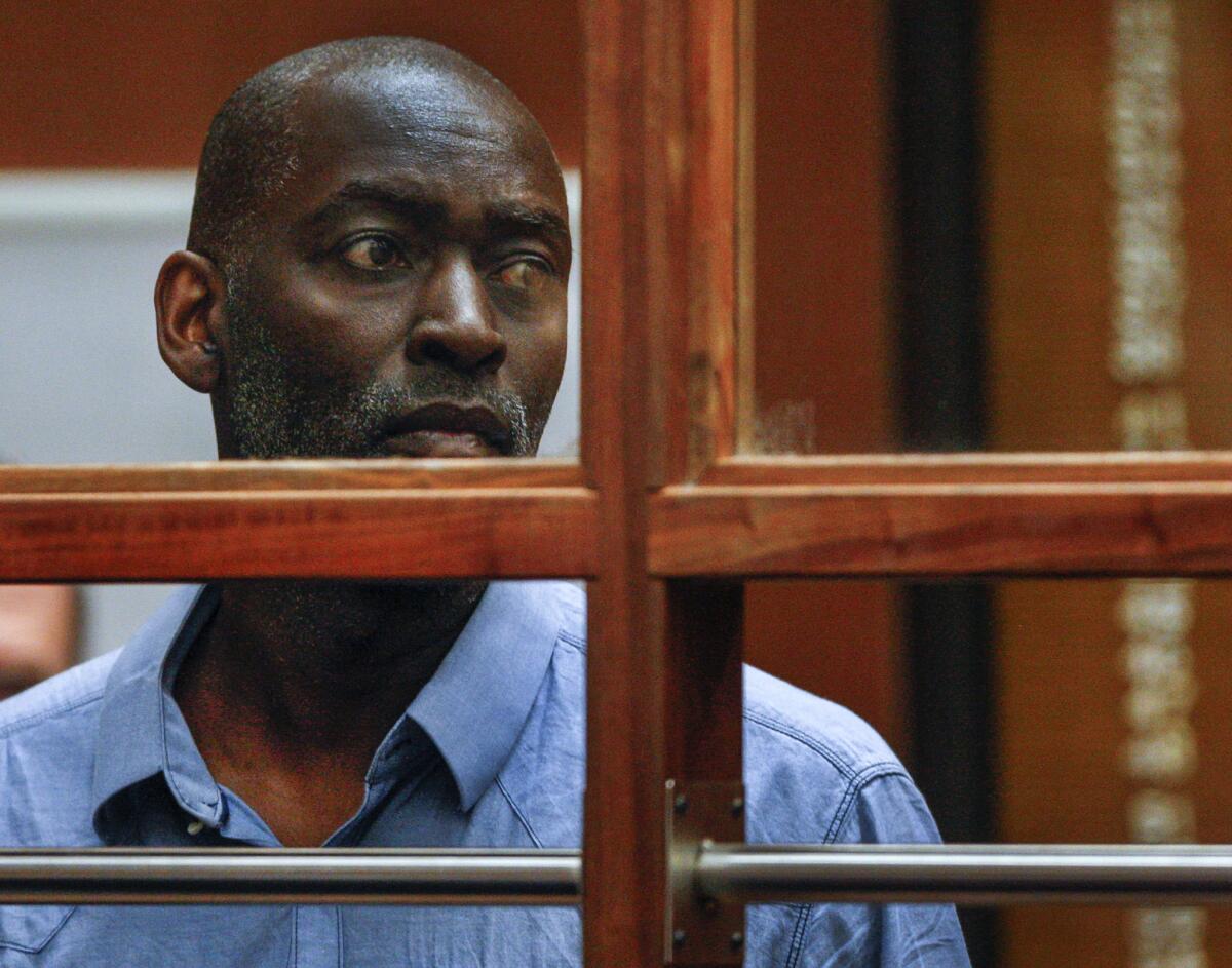 Actor Michael Jace appears in court in Los Angeles on May 22.