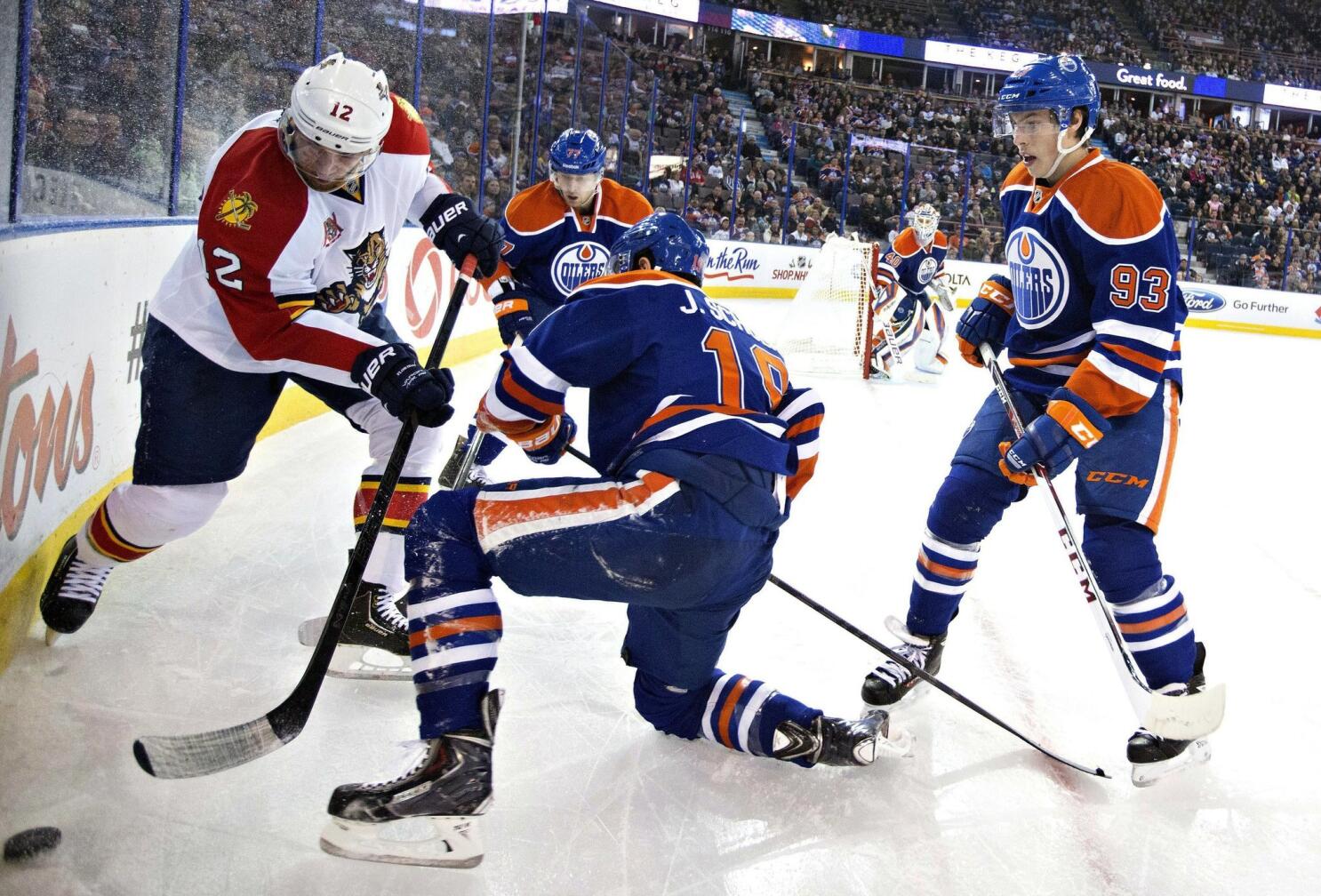 Eberle scores 2 goals for Oilers in NHL debut - The San Diego Union-Tribune