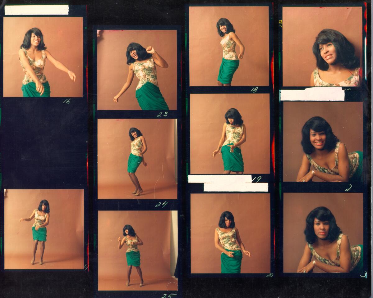 many photos of Tina Turner posing 