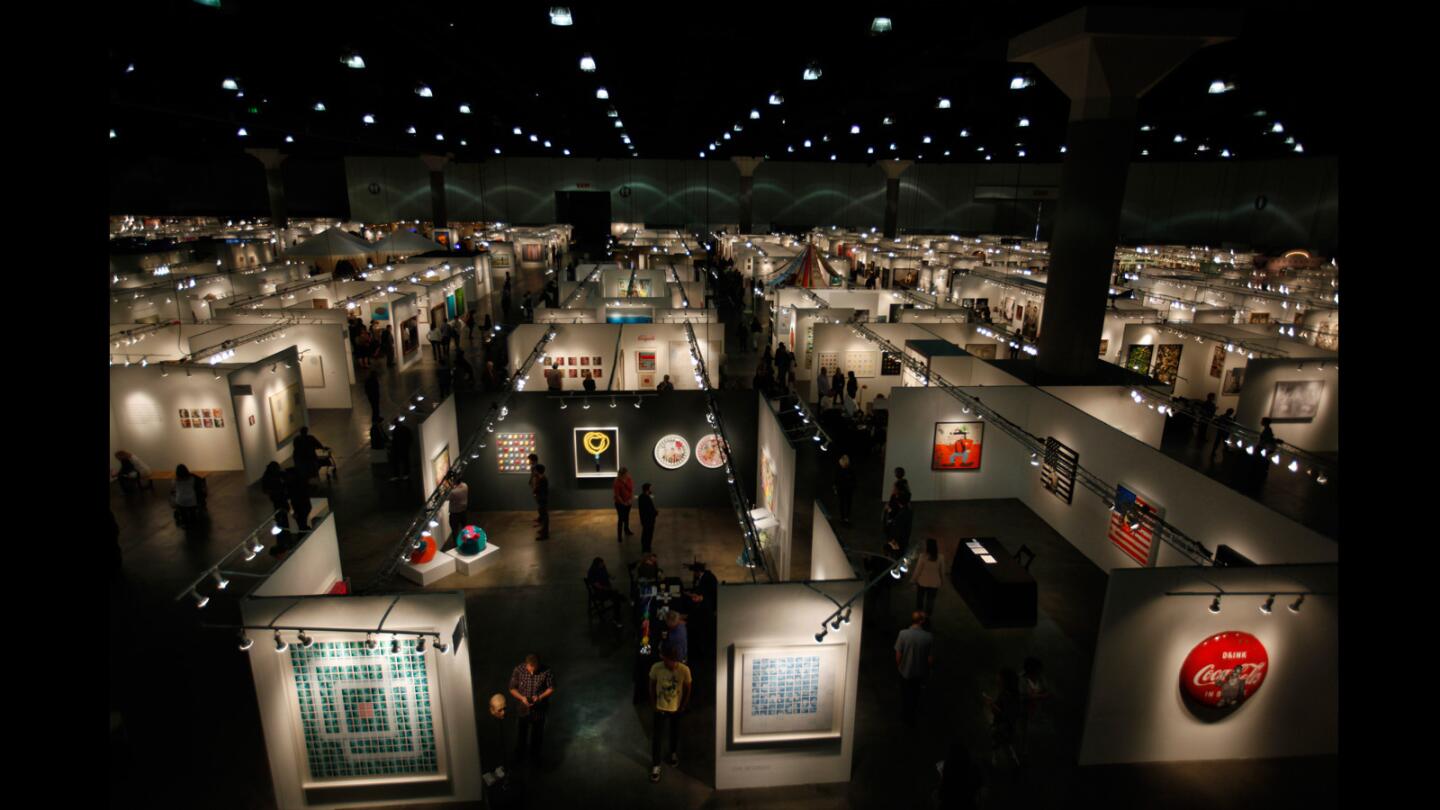 The Los Angeles Art Show at the Los Angeles Convention Center on Jan. 16, 2015.