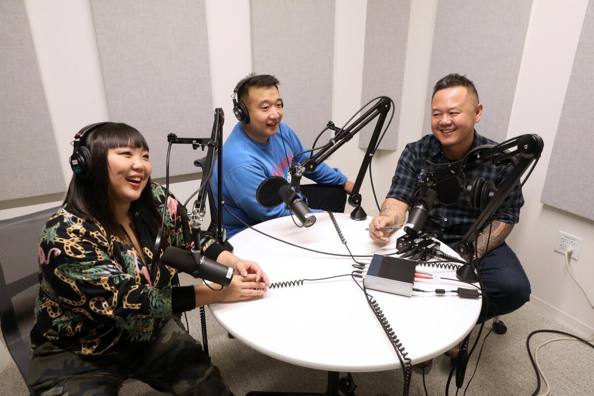 Jen Yamato, Frank Shyong and Jet Tilakamonkul