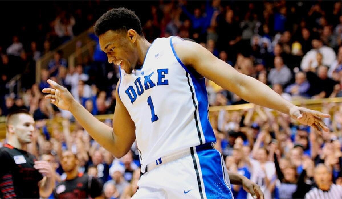 UCLA will get a first-hand look at Duke freshman sensation Jabari Parker, who is averaging 22 points and 7.6 rebounds per game for the No. 8 ranked Blue Devils, on Thursday at Madison Square Garden.