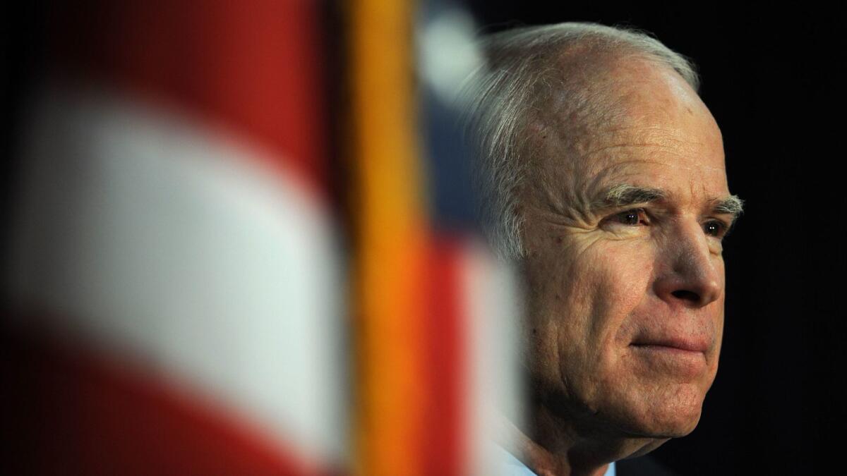 Sen. John McCain in 2008.