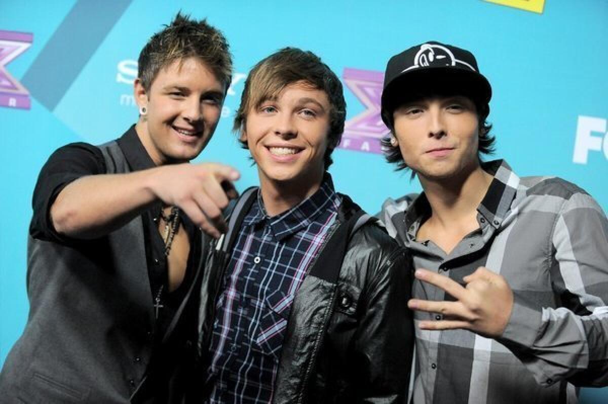 Are you a "Believer"? Emblem3 is Drew Chadwick, Keaton Stromberg and Wesley Stromberg.