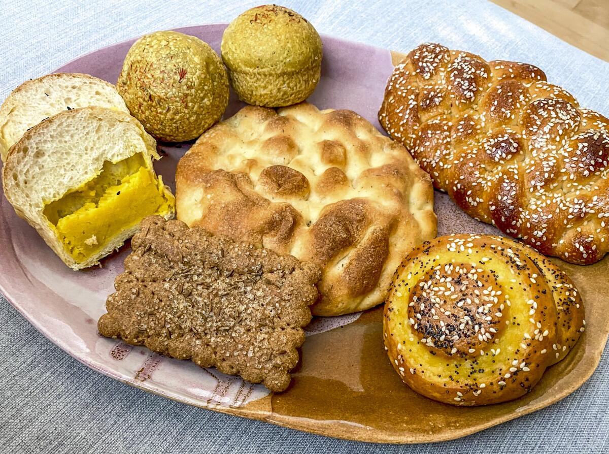 Sweet and savory breads from Kouzeh.