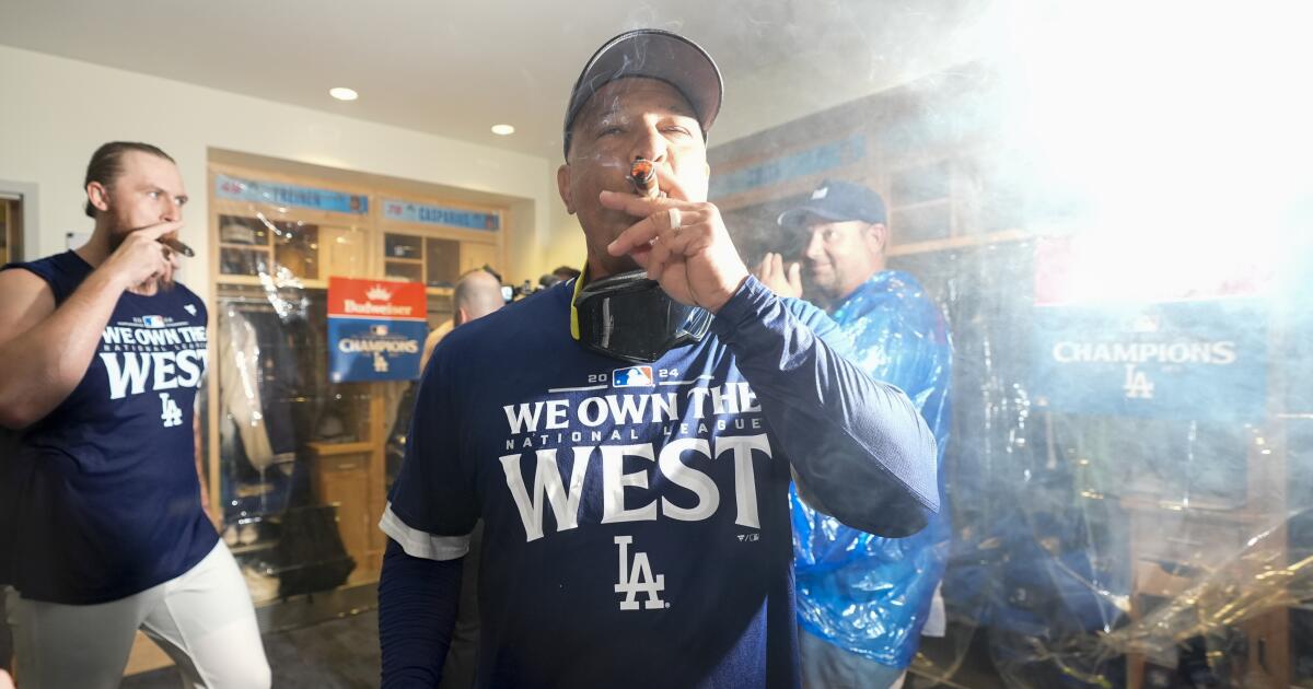 The Dodgers’ division title is another triumph for Dave Roberts