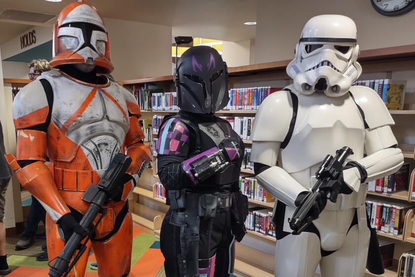A "Star Wars" celebration featuring live music and crafts will be held at the Poway Library at 10:30 a.m. Saturday, May 4.