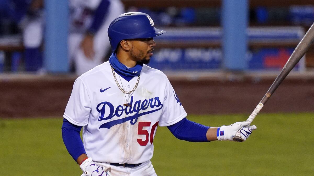 Dodgers' Mookie Betts embraces his activist side in push for Black  inclusion - Los Angeles Times