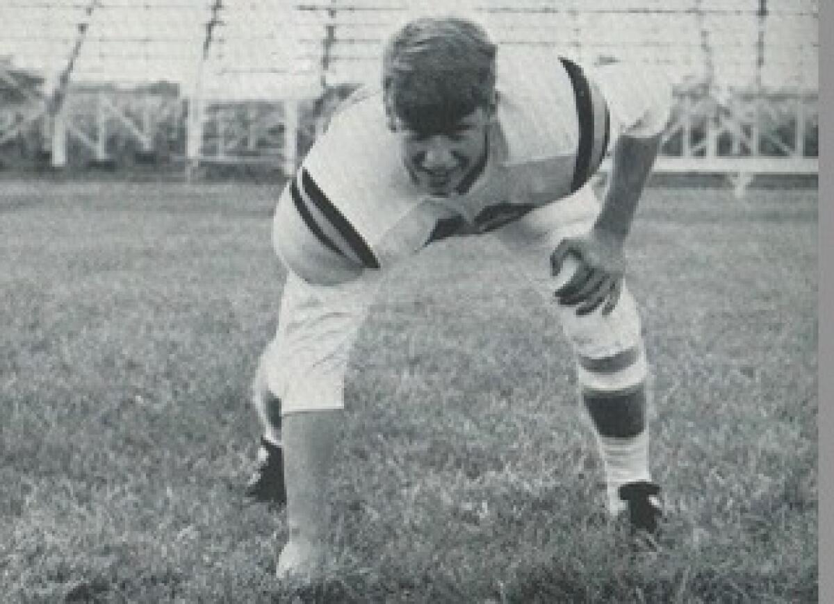 Markham Speros played high school football in Ohio before setting off for college in Colorado.