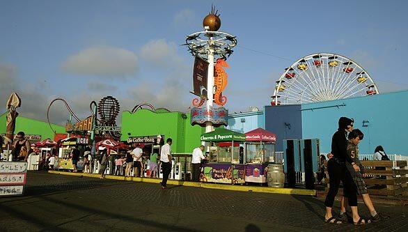 The Santa Monica Pier offers an array of attractions.