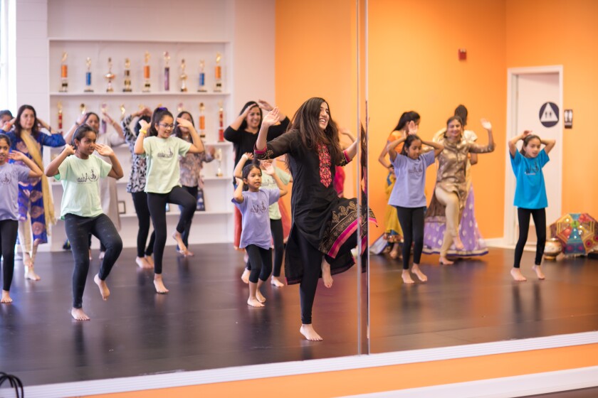 The grand opening events of Tustin's Adaa Dance Academy studio included a Bollywood dance workshop.