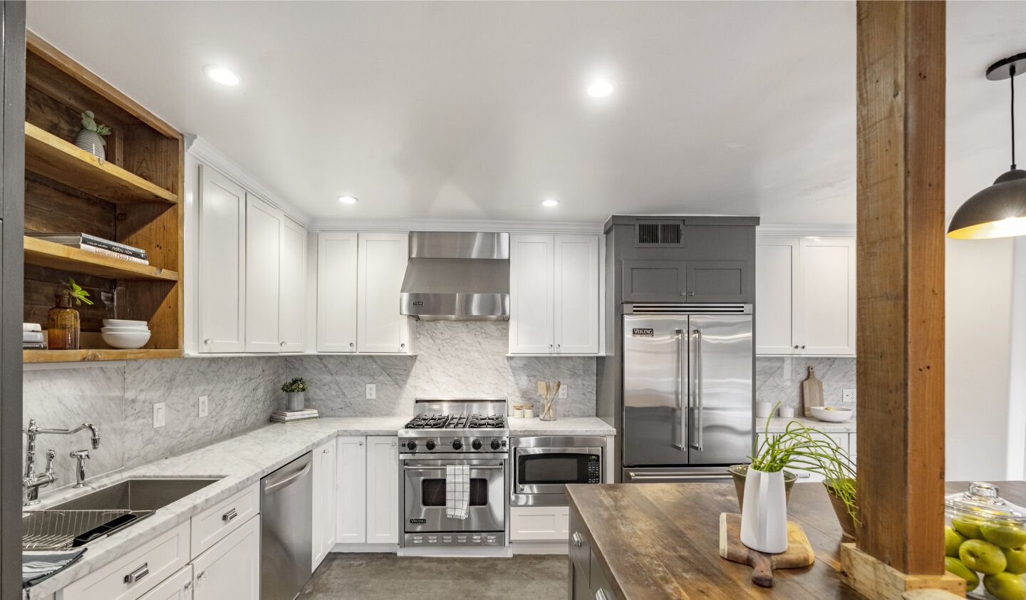 The kitchen.