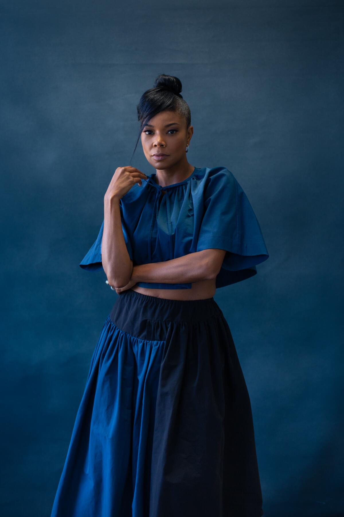 gabrielle union blue dress Gabrielle Union, Mikey Madison, and More Attend Tiffany Blue Book Gala