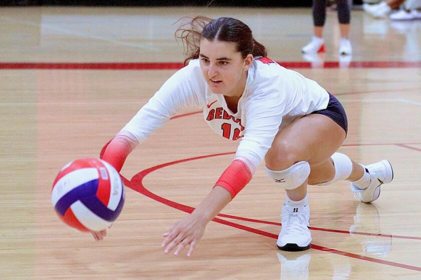 Four-year starter Abby Zimmerman has led Redondo Union girls volleyball.