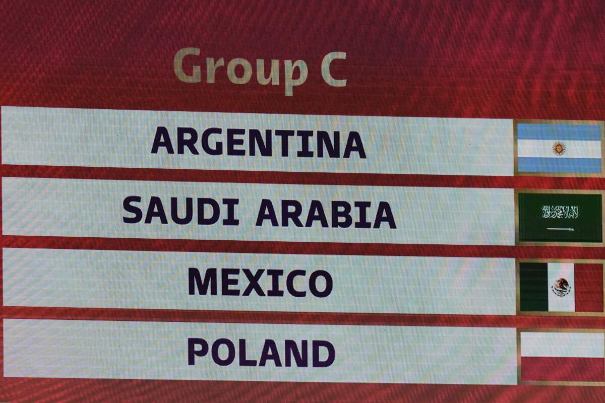 World Cup group C Argentina,  