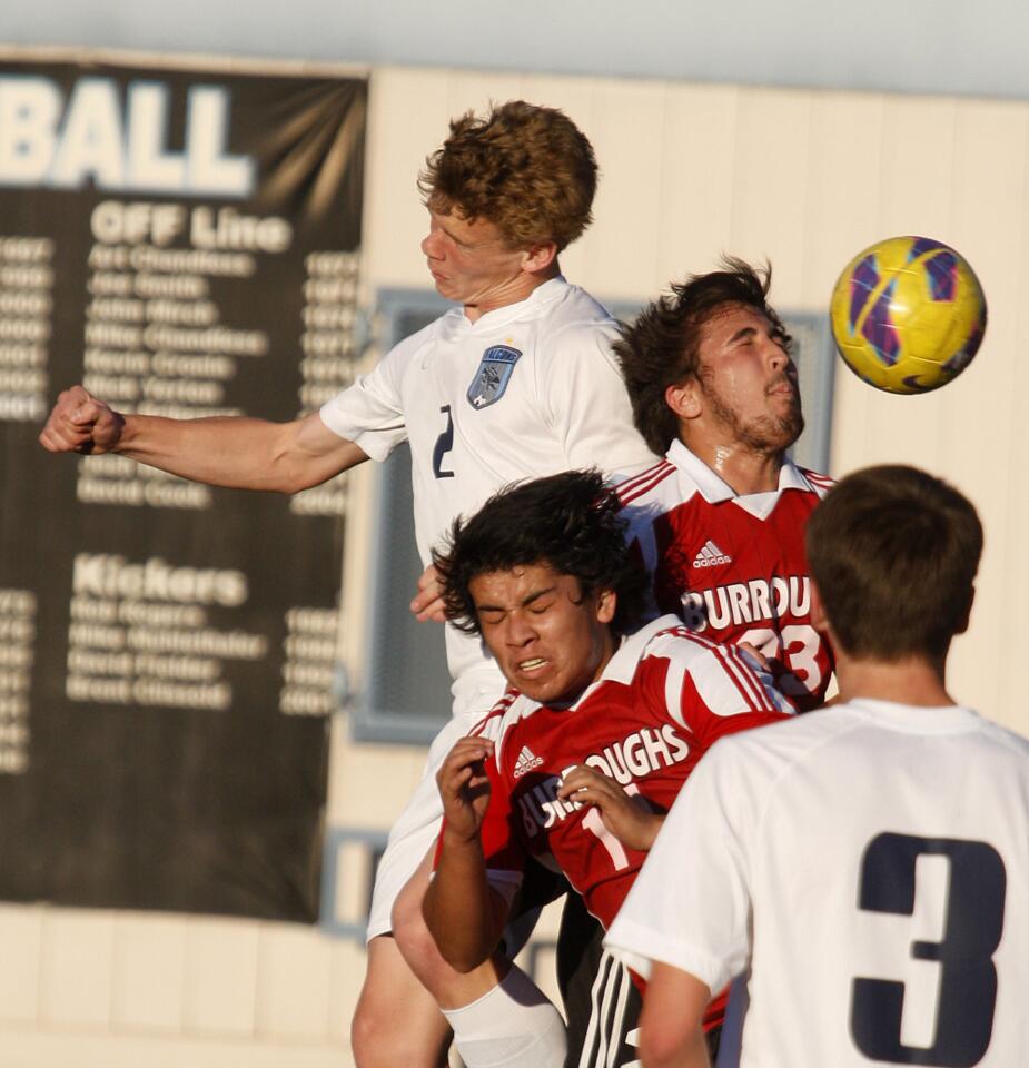Photo Gallery: Burroughs vs. Crescenta Valley boys soccer