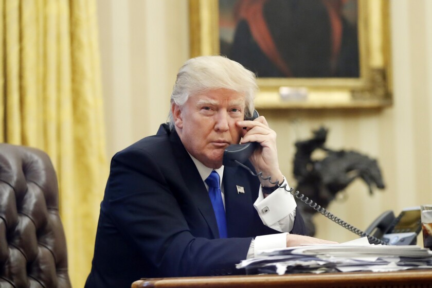 President Trump cut short his conversation with Australian Prime Minister Malcolm Turnbull, irritated when pressed to confirm he would honor the Obama administration's agreement to accept some 1,250 refugees.