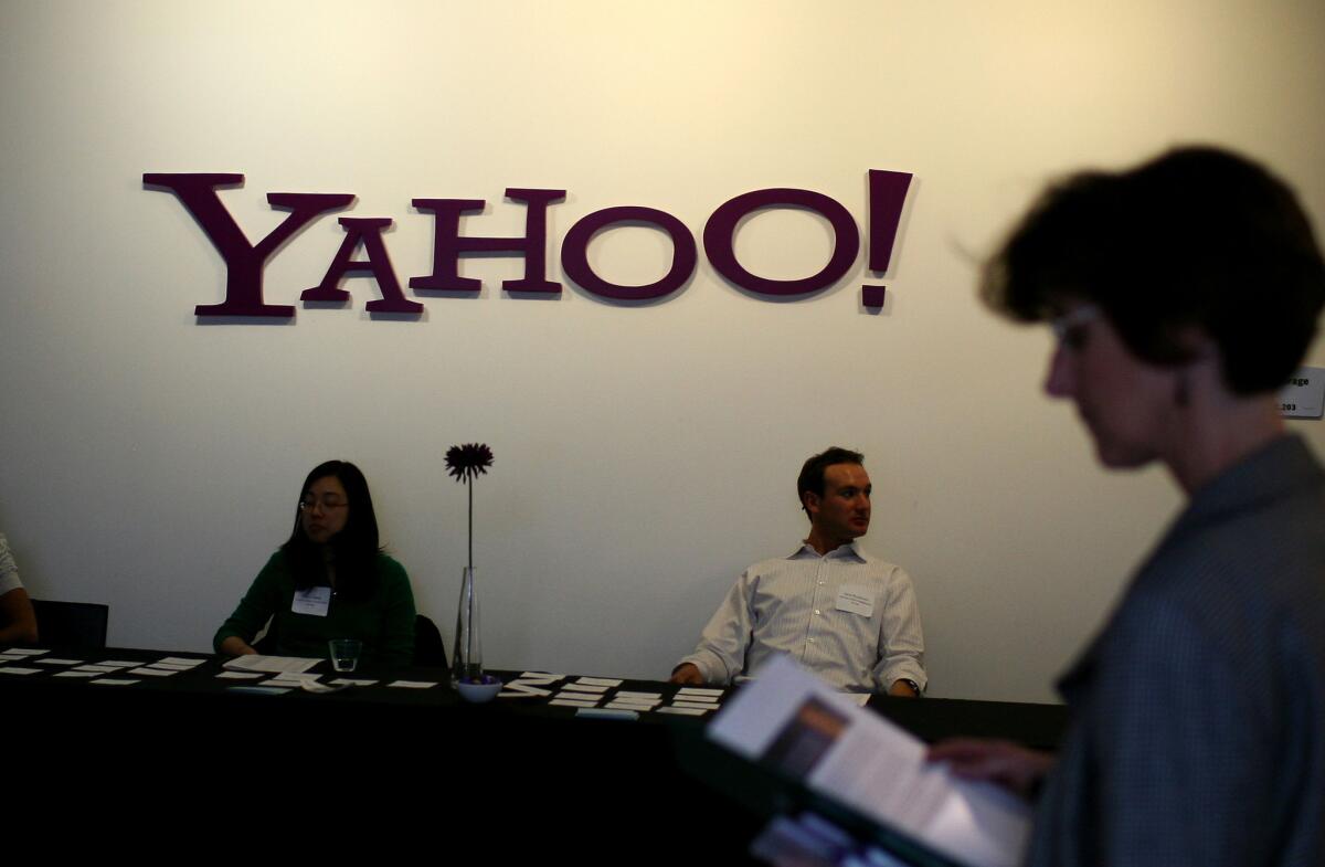 Yahoo blocked certain Yahoo Mail users from accessing their accounts as part of a "test."