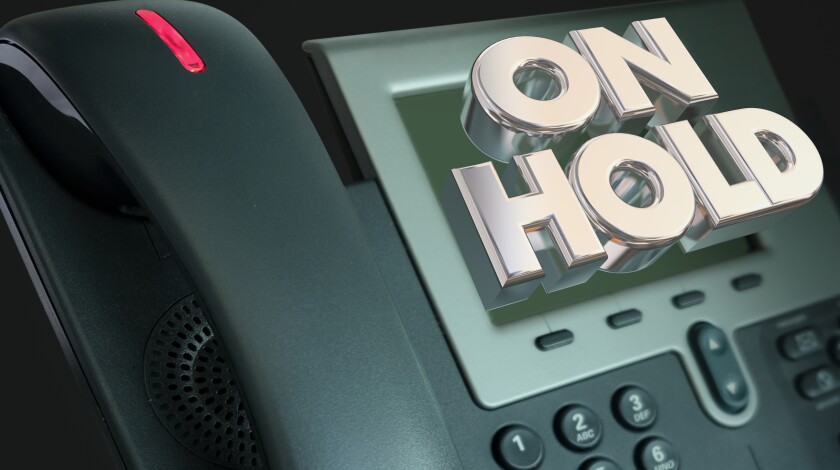 Telephone On Hold Waiting Bad Customer Service