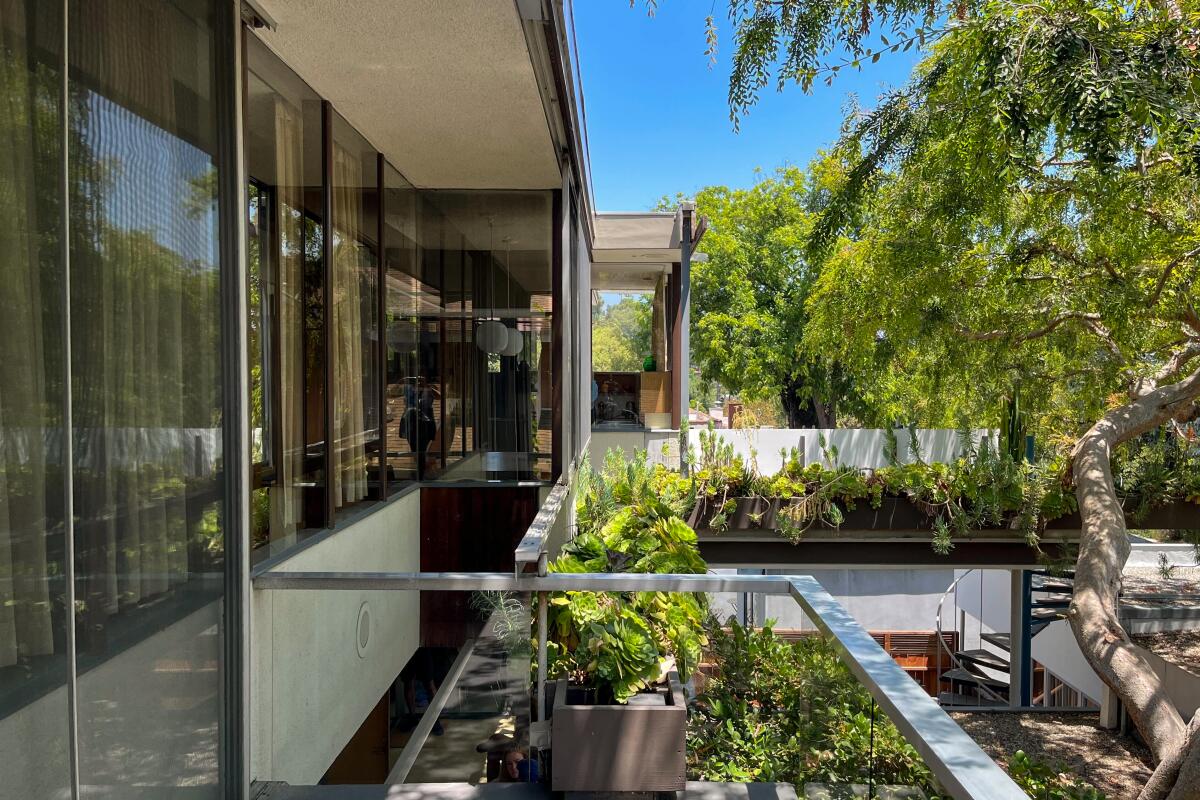 Neutra VDL Studio and Residences, the home of architect Richard Neutra, is located in Silver Lake.