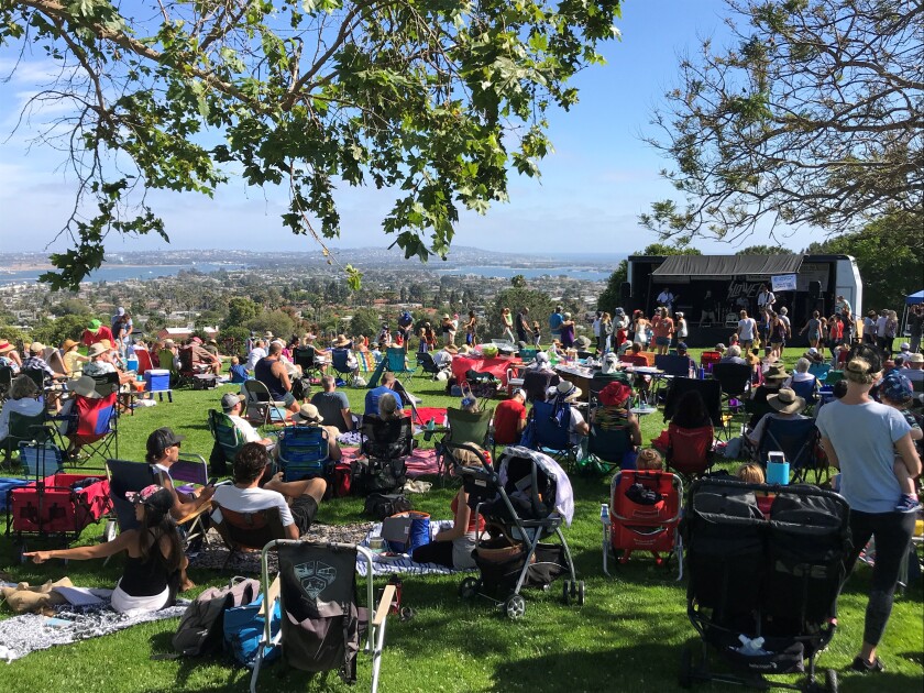 The band Dirty Bird will perform at the PB Town Council's Concert on the Green event Aug. 8 at Kate Sessions Park.
