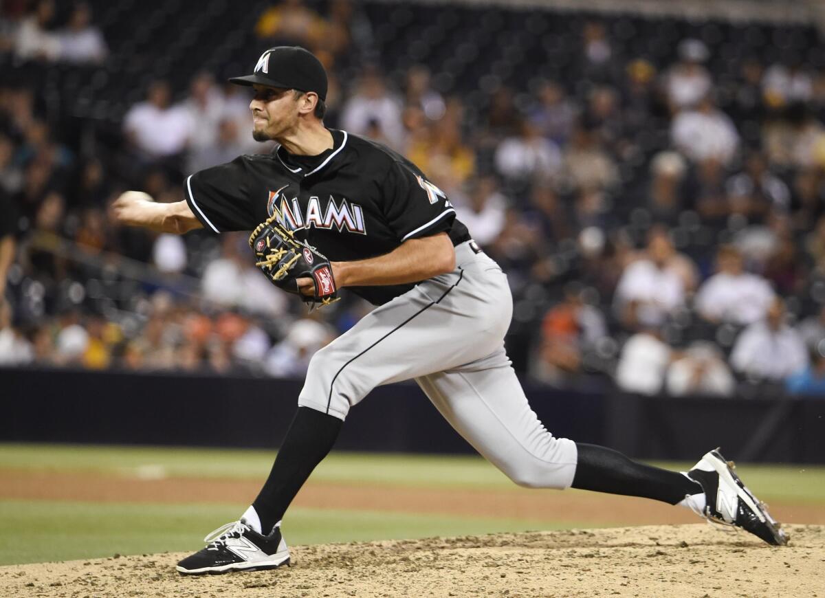 Steve Cishek was traded from Miami to St. Louis on Friday.