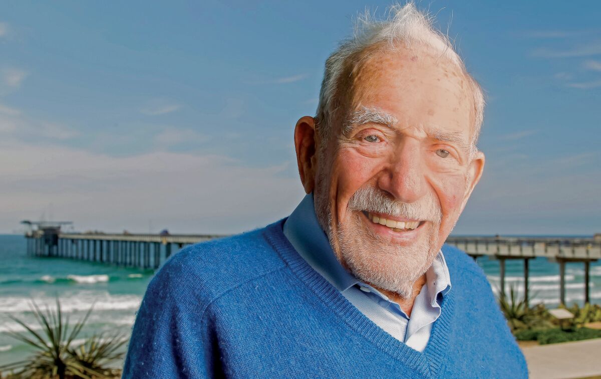 Oceanographer and La Jollan Walter Munk died in February 2019 at age 101. 