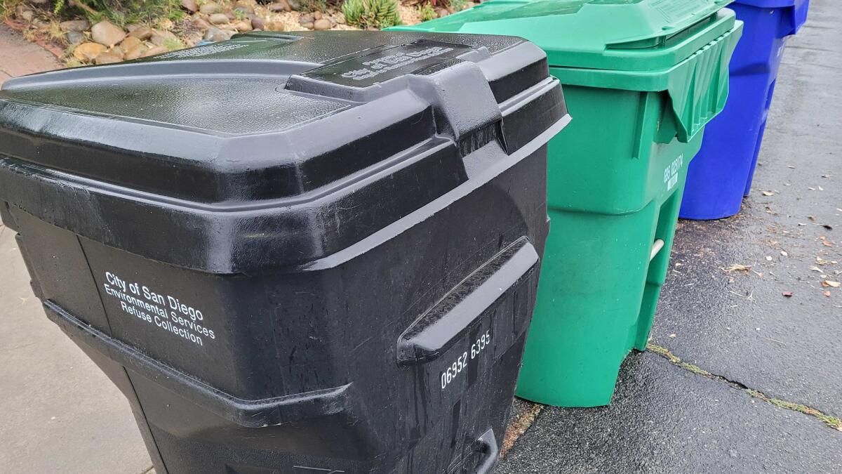 San Diego delivers green waste bins for organics recycling - The San Diego  Union-Tribune