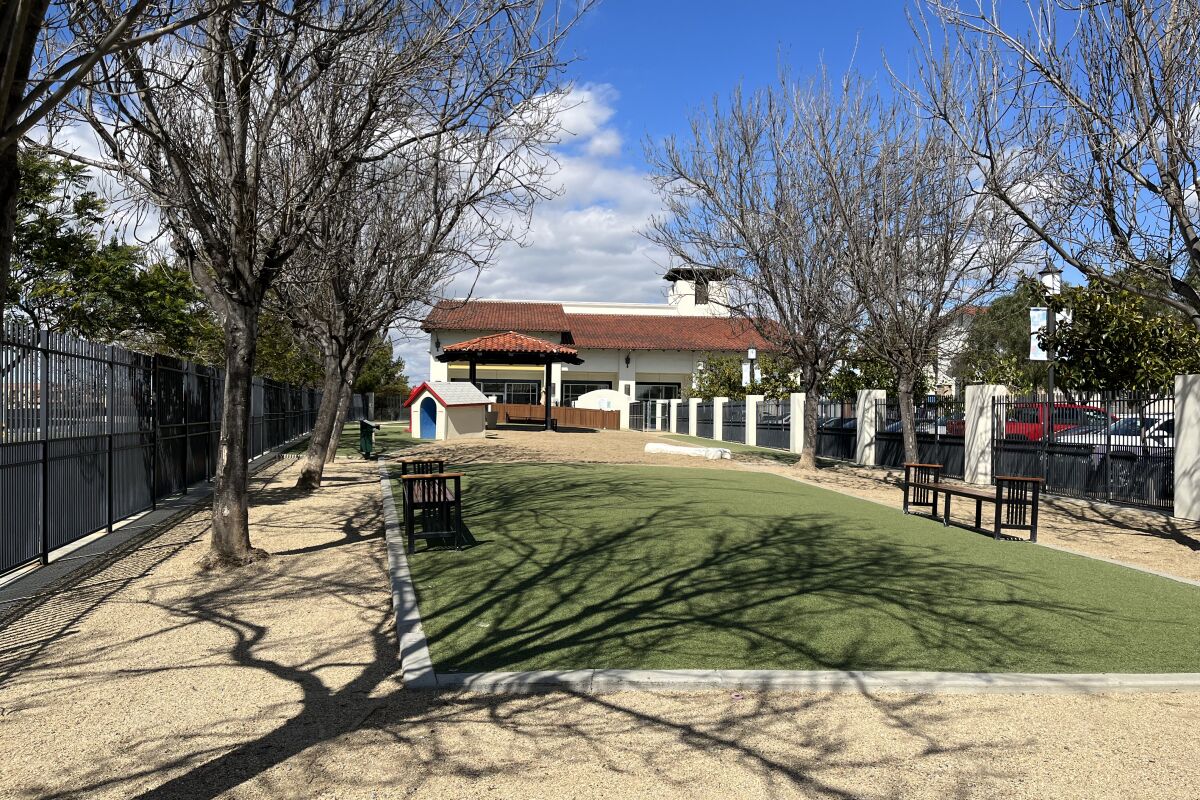 Town Center Dog Park at the Otay Ranch mall