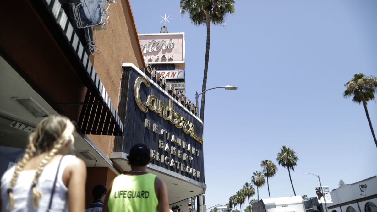 Canter's on Fairfax Avenue has been a family-owned business for four generations.