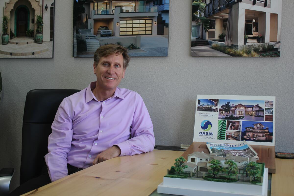 Mark Morris' Oasis Architecture and Design has continued functioning through the coronavirus pandemic, but Morris says he has "no doubt that in the next three months there’s going to be a significant slowdown in our business."