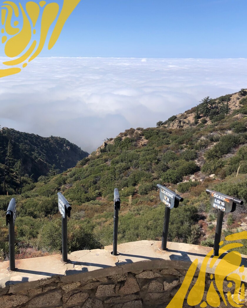 A photo of Inspiration Point at Echo Mountain.