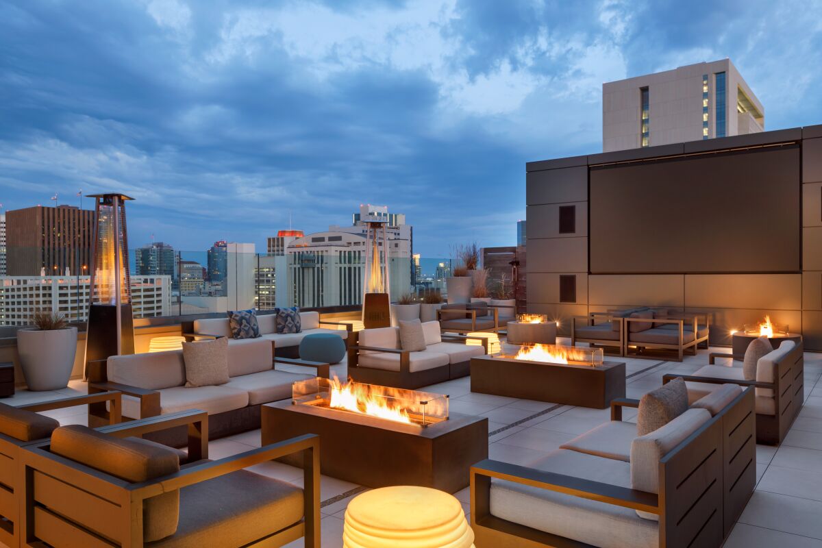 Above Ash Social is a rooftop bar and restaurant at the Carte Hotel