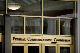 FILE - The Federal Communications Commission building is pictured, June 19, 2015, in Washington. (AP Photo/Andrew Harnik, File)