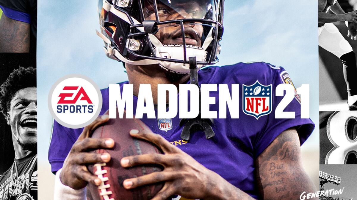 Reigning NFL MVP Jackson will appear on Madden 21 cover - The San Diego  Union-Tribune