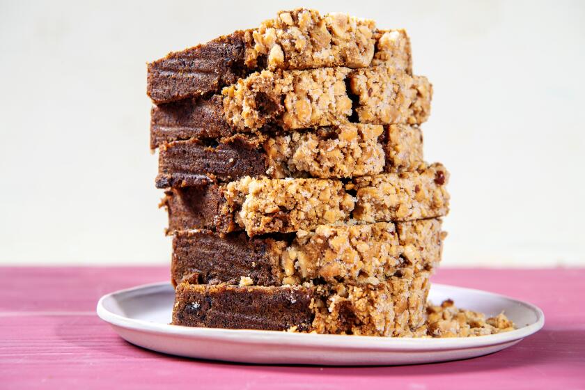 LOS ANGELES, CA- February 13, 2020: Valerie Confections Vegan Banana Bread on Thursday, February 13, 2020. Prop styling by Rebecca Buenik. (Mariah Tauger / Los Angeles Times)