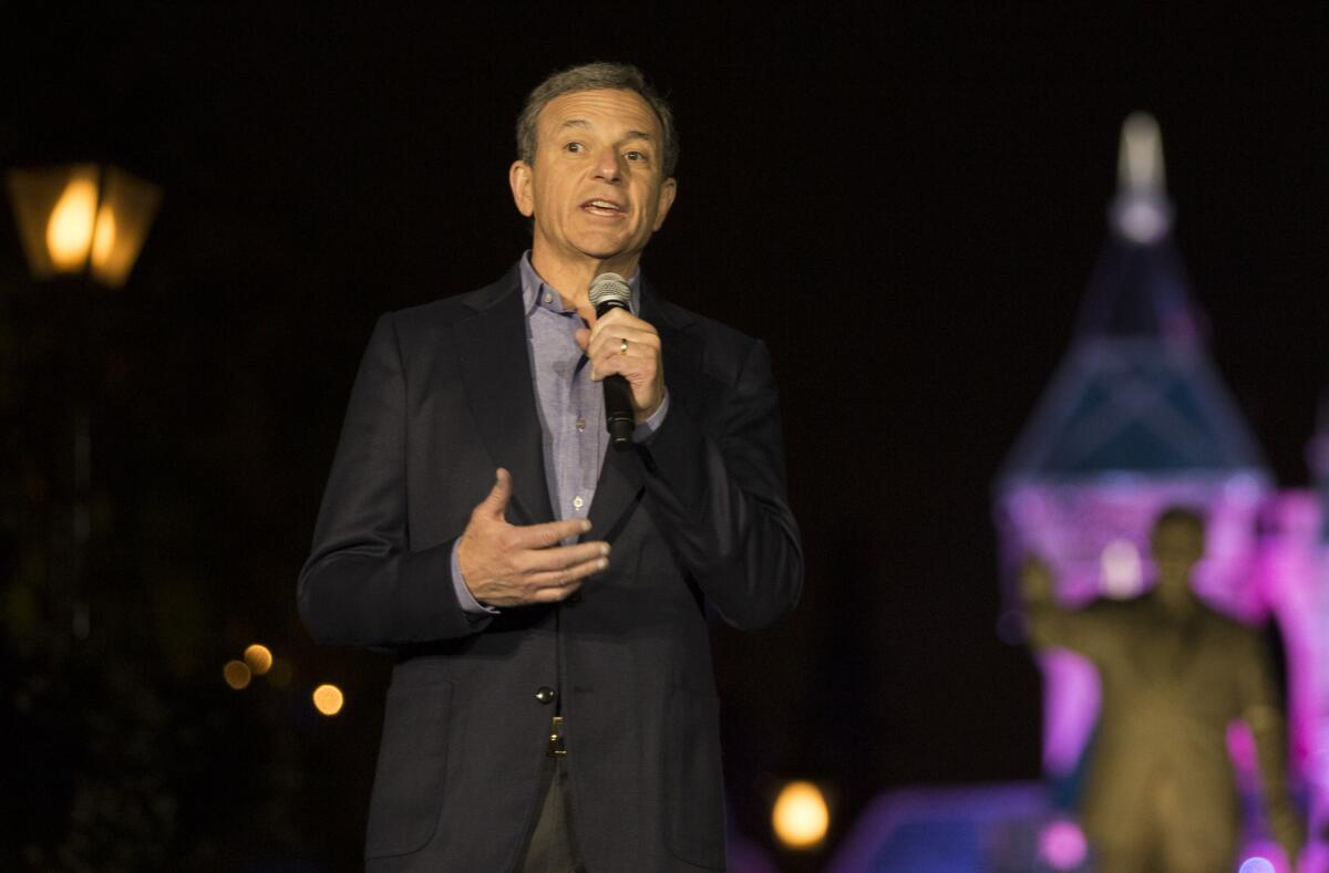 Walt Disney Co.'s Bob Iger has been hired to head a proposed NFL stadium project in Carson.