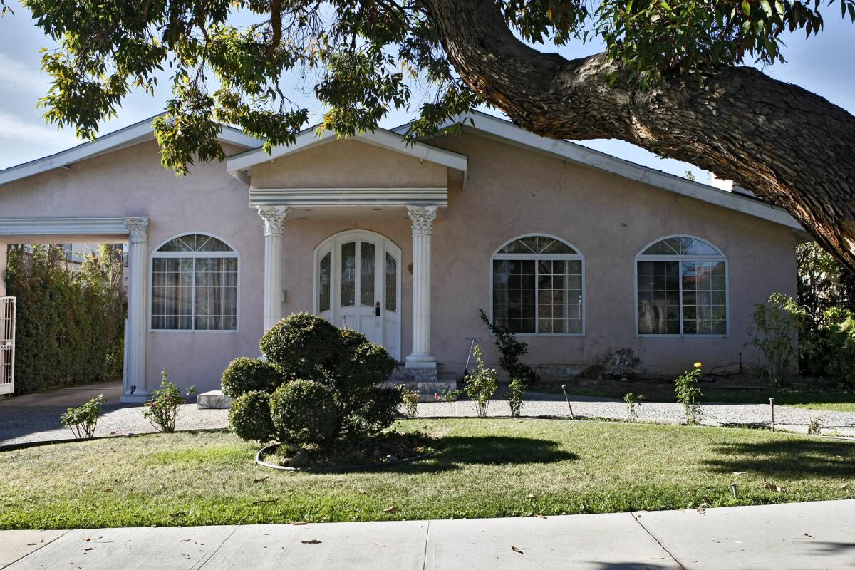 This home at 1315 Norton Ave. in Glendale, was reportedly rented online as a "party house" in January 2014. In October, City Council members cited such places as motivation to pass Airbnb regulations. They are expected to soon vote on rules that would ban vacation rentals and regulate home sharing.