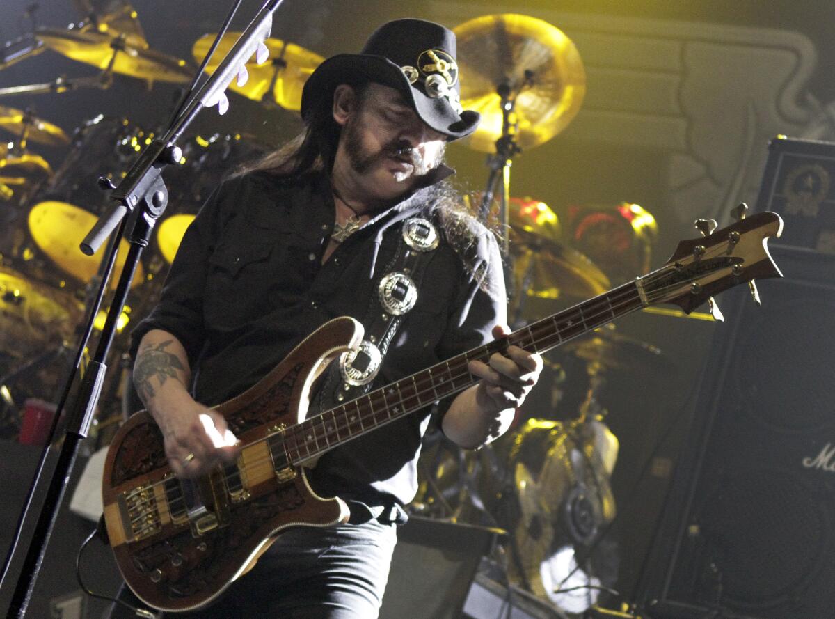Ian "Lemmy" Kilmister of Motorhead.