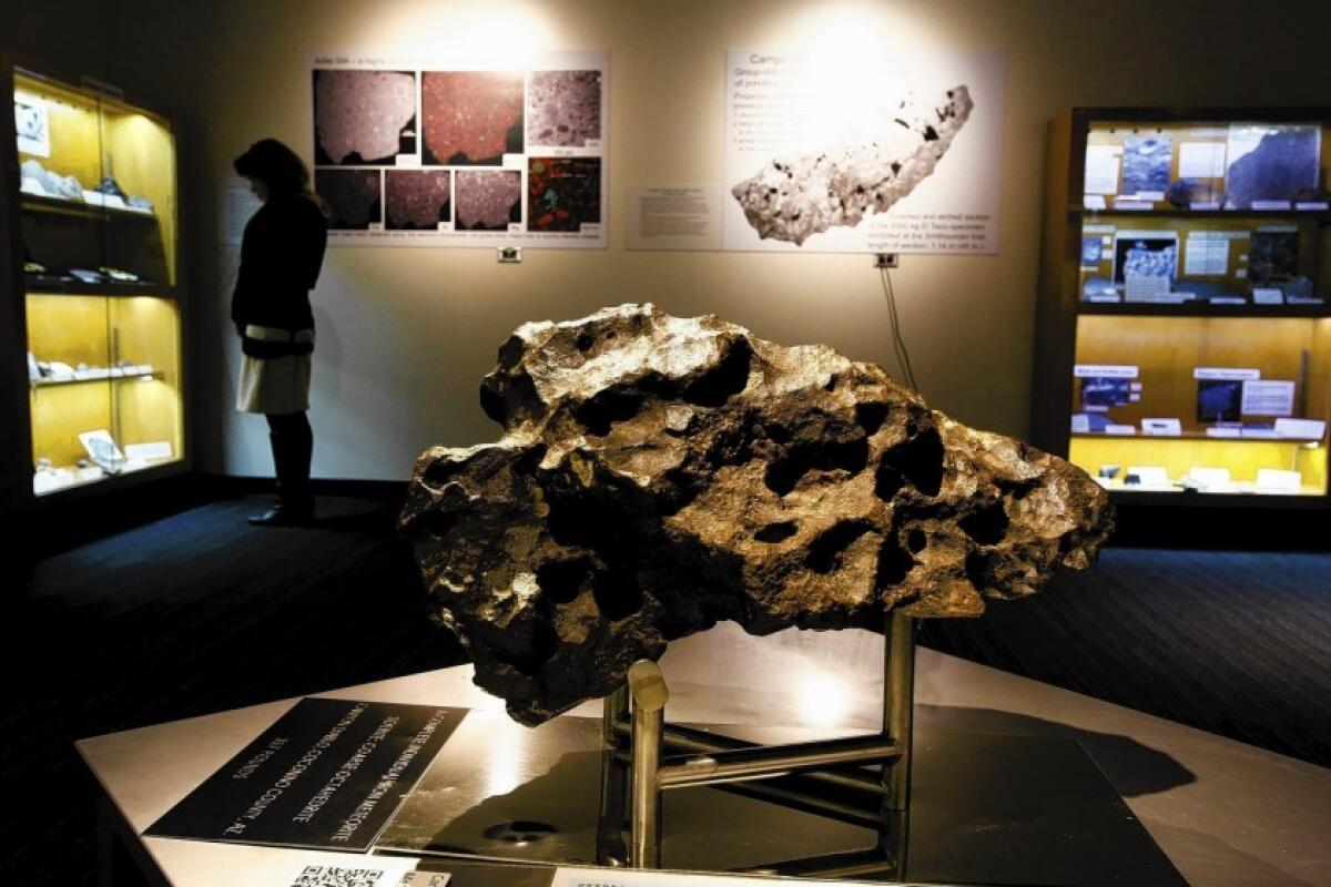 The Canyon Diablo meteorite is the centerpiece of UCLA’s Meteorite Collection.