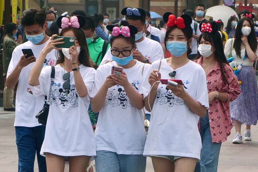 Virus Outbreak China Disneyland